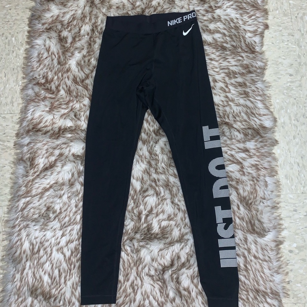 Nike Pro “Just Do It” Leggings